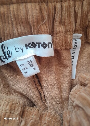 34 Beden Koton pantolon 