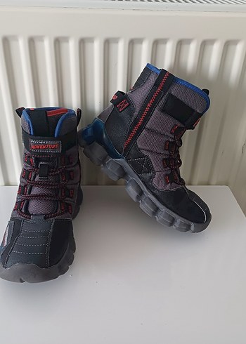 Skechers SKECHERS Gri Erkek Çocuk Street Wear Botları