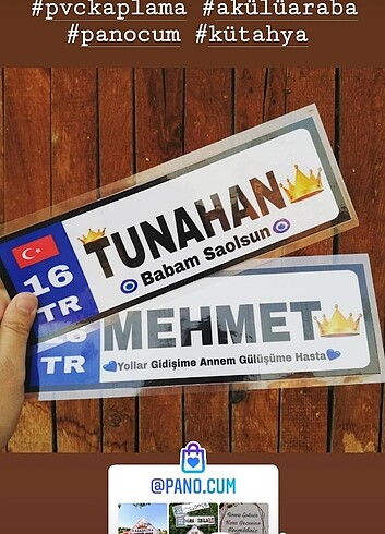 Diğer Akülü Araba Plakası