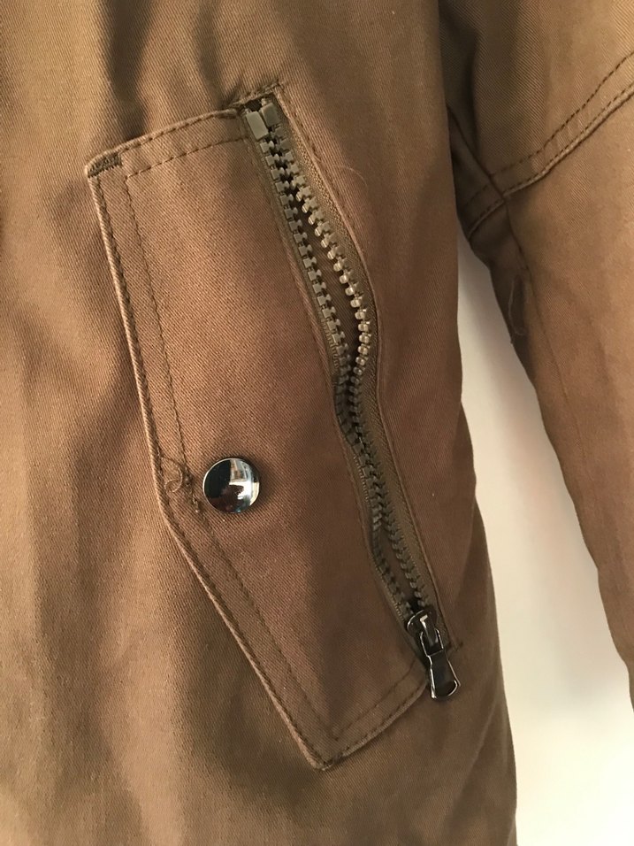 Kahverengi Süet Kürklü Midi Kadın Mont - Görsel 3