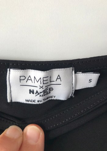 Siyah Uzun Kollu Midi Elbise - Görsel 3