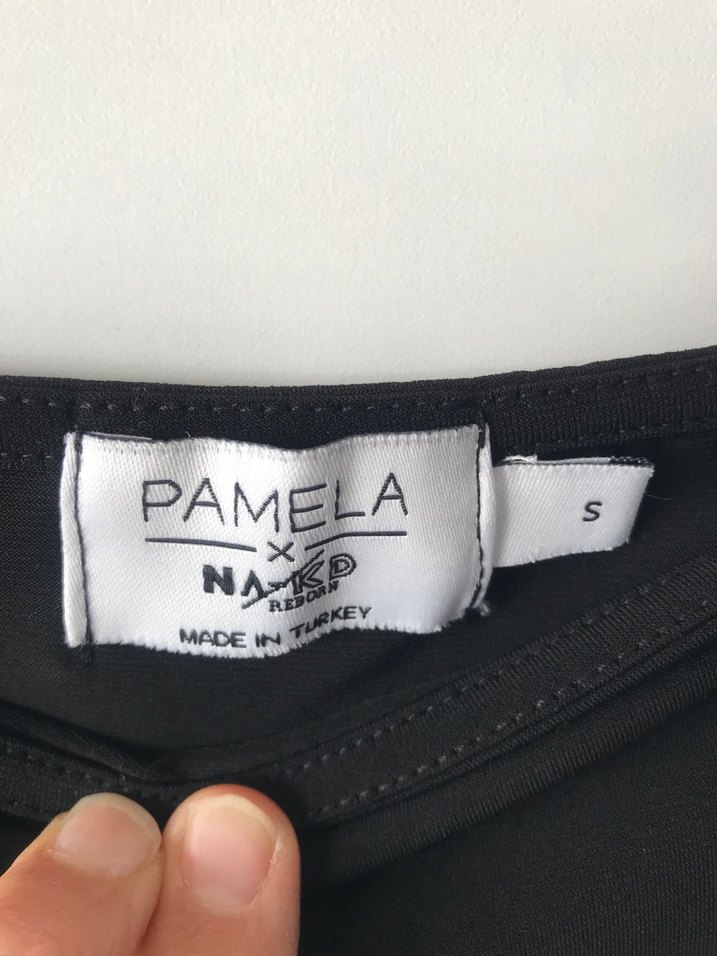 Siyah Uzun Kollu Midi Elbise - Görsel 3