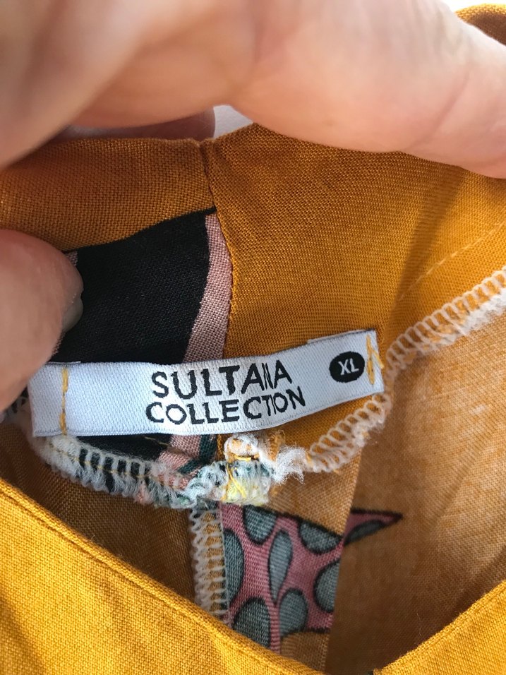 Bohem Uzun Sarı Askılı Elbise - Görsel 3