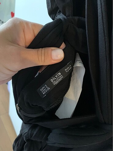 Uzun penye siyah tulum - Görsel 6