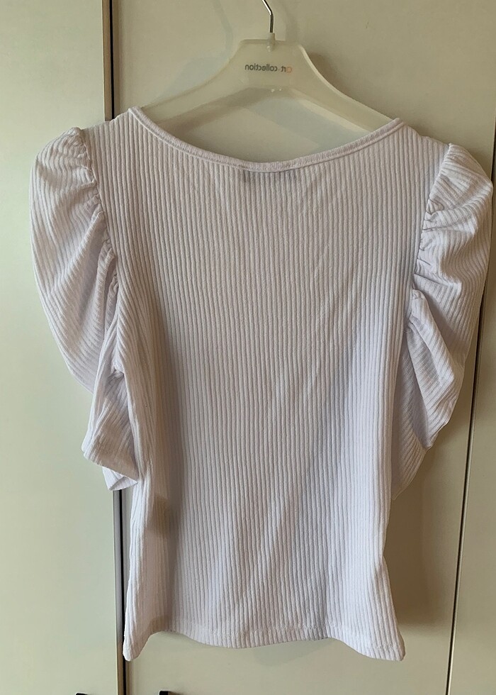 Beyaz likralı body - Görsel 4