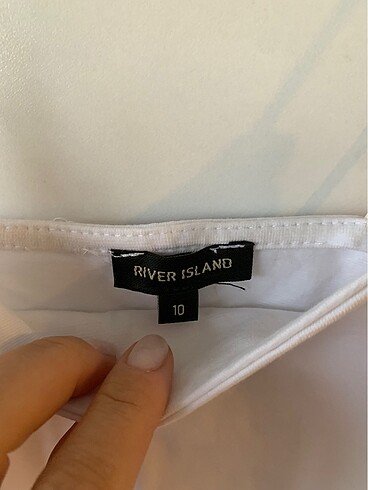 River Island Beyaz crop