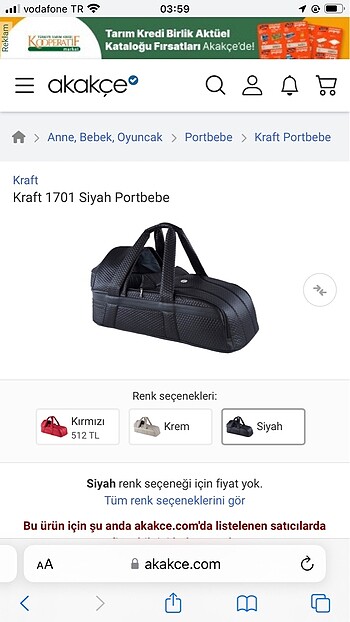 Kraft bebek taşıma çantası - Görsel 4