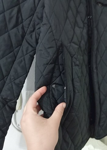 Erkek Siyah Kapitone Midi Mont - Görsel 5