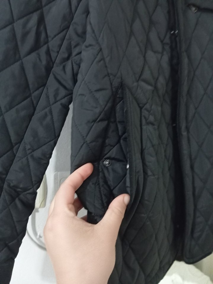 Erkek Siyah Kapitone Midi Mont - Görsel 5