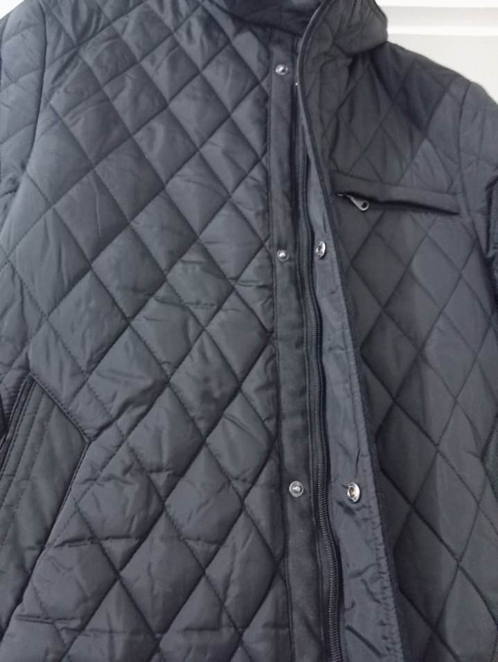 Erkek Siyah Kapitone Midi Mont - Görsel 4