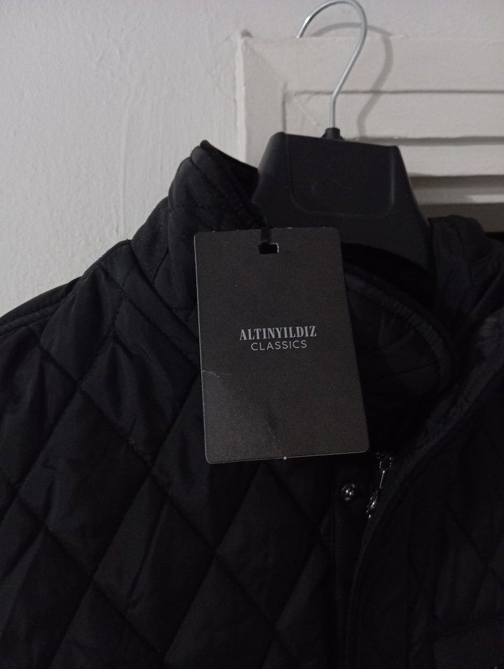 Erkek Siyah Kapitone Midi Mont - Görsel 2