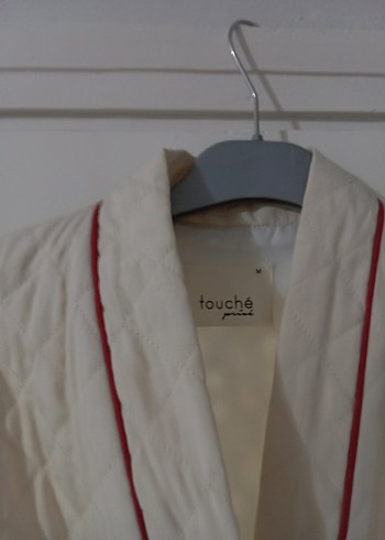 Kemerli Kolsuz Uzun Keten Yelek - Görsel 2