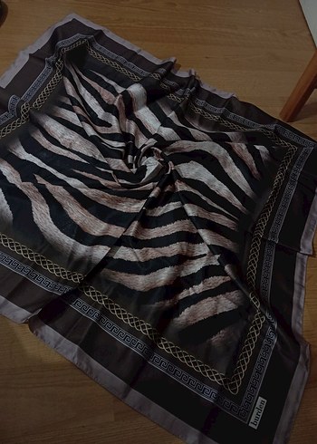 Bohem Tarz Kahverengi Kadın eşarp - Görsel 6