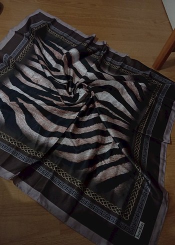 Bohem Tarz Kahverengi Kadın eşarp - Görsel 5