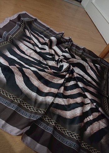 Bohem Tarz Kahverengi Kadın eşarp - Görsel 4