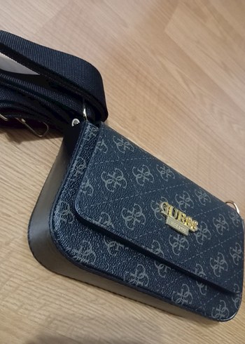 Kemer Detaylı siyah Desenli Kadın Çanta - Görsel 3