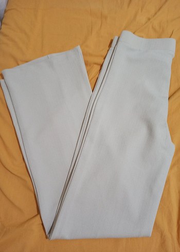 Bej Kadın Kumaş Pantolon Midi Boy