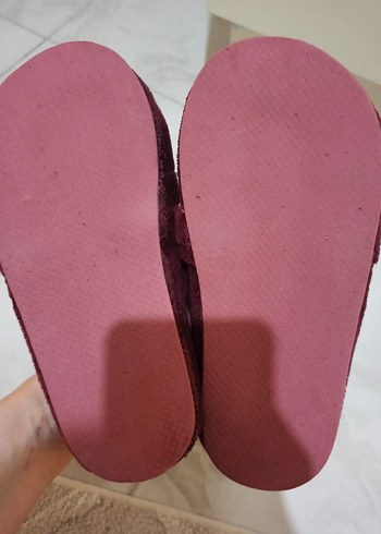 Diğer Bordo Kadın Terlik Parlak Tokalı