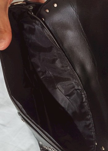 Diğer Kahverengi Deri Gotik Tokalı Kadın Çanta
