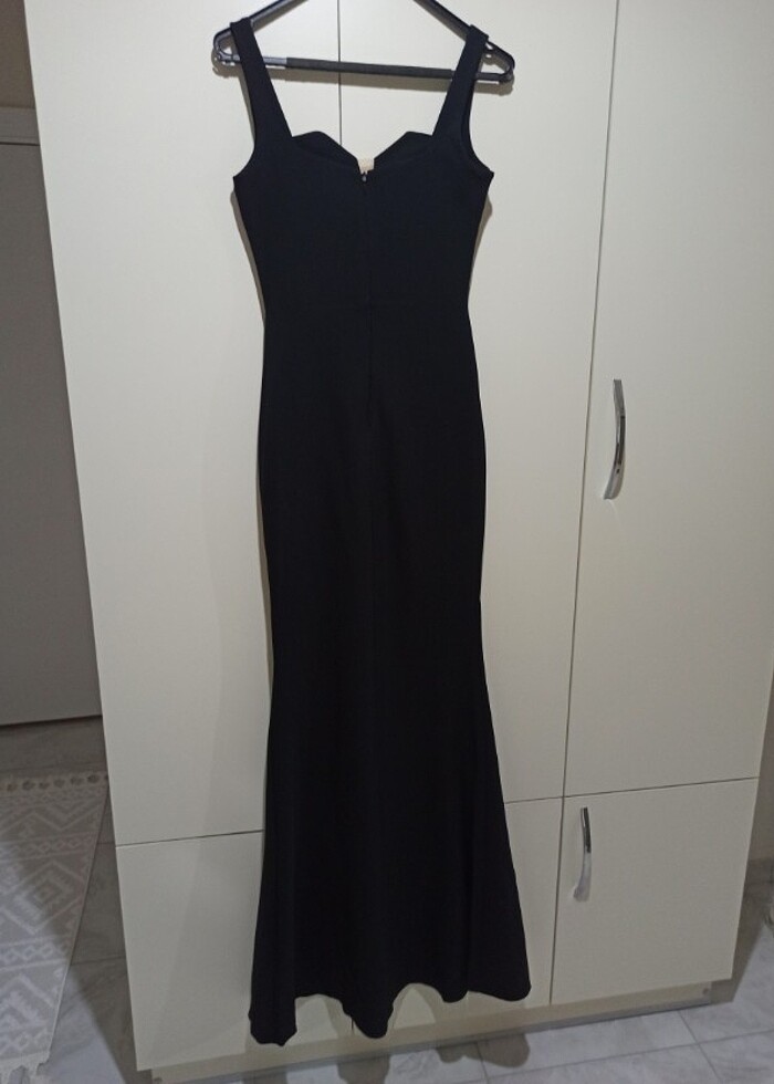 Siyah abiye elbise - Görsel 5