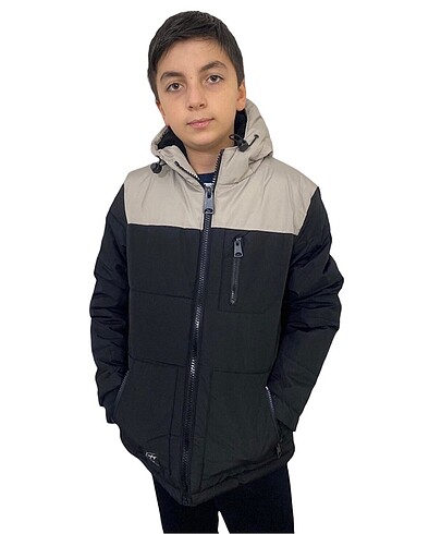 15-16 Yaş Beden Erkek çocuk mont