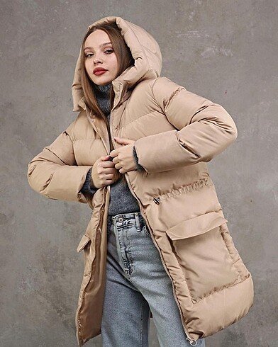 Zara Bayan puff şişme mont
