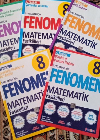 Fenomen 8. Sınıf Matematik Fasikülleri Seti