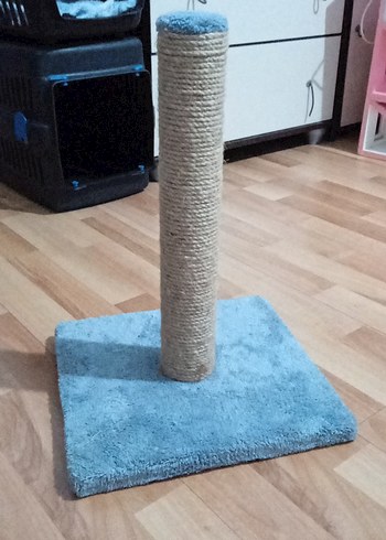 Gri Tabanlı Kedi Tırmalama Tahtası - Görsel 2