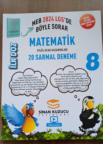 Sinan Kuzucu Matematik 20 Sarmal Deneme Kitabı