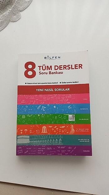 LGS için 8.sınıf Tüm dersler soru bankası test kitabı