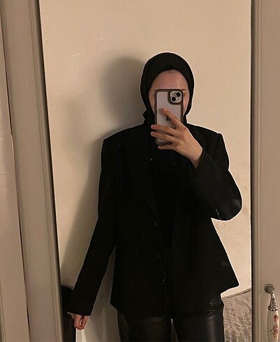 38 Beden siyah Renk Blazer ceket