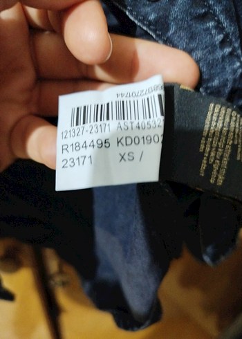 Lacivert Kadın Denim Gömlek Uzun Kollu - Görsel 4