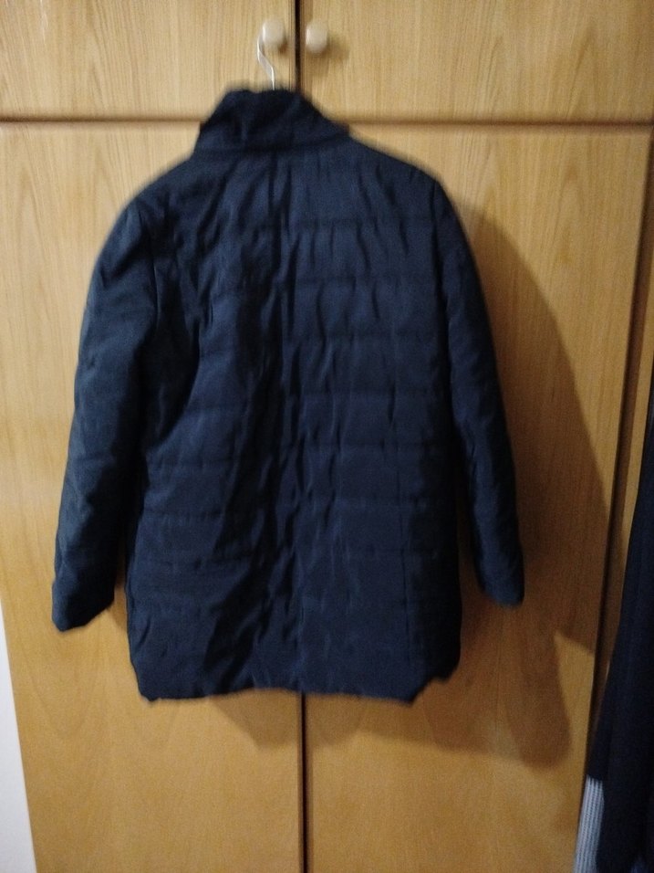 Siyah Fermuarlı Kadın Midi Mont - Görsel 2