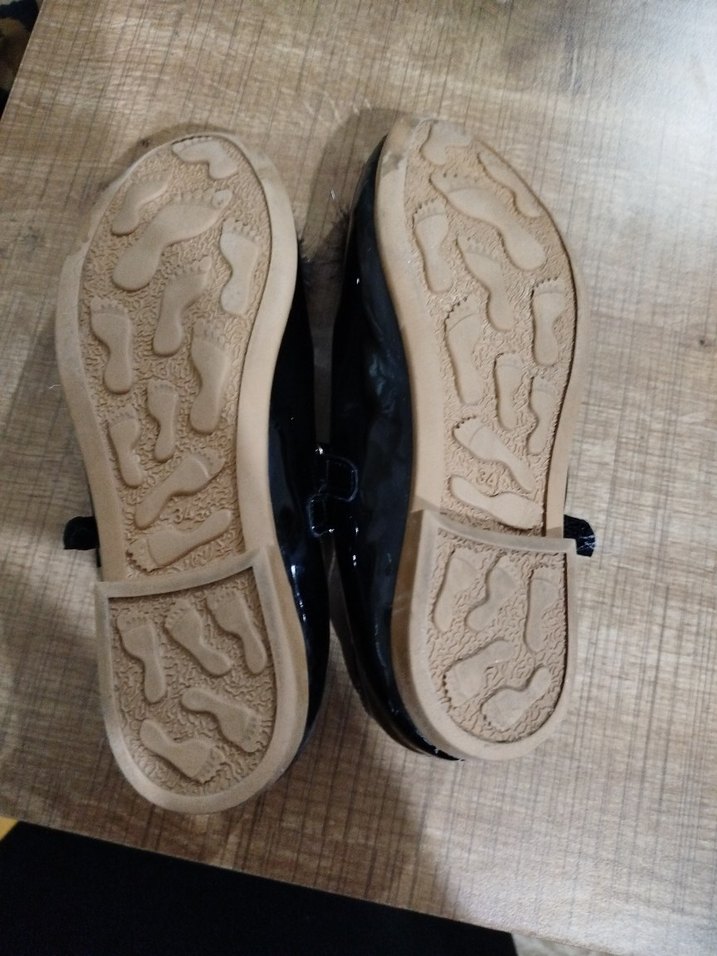 Kız Çocuk Siyah Rugan Tokalı Babet - Görsel 2