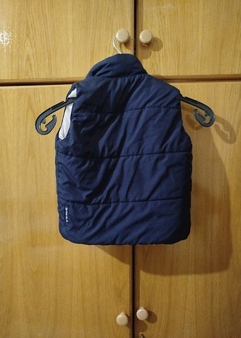 Beyaz Fermuarlı Erkek Çocuk Yelek - Görsel 3