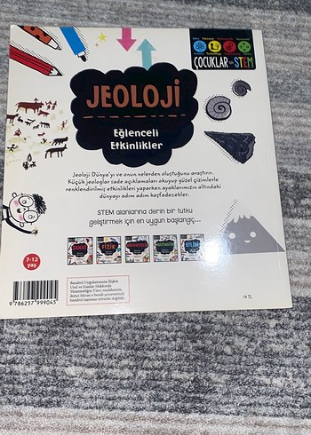 Jeoloji Eğlenceli Etkinlikler Çocuk Kitabı - Görsel 2