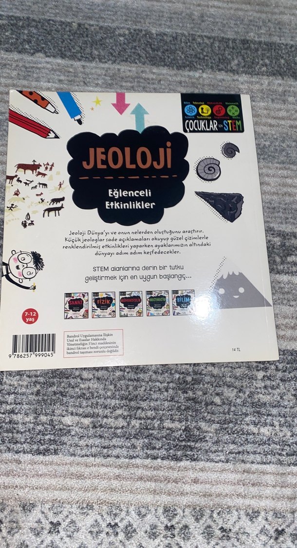 Jeoloji Eğlenceli Etkinlikler Çocuk Kitabı - Görsel 2