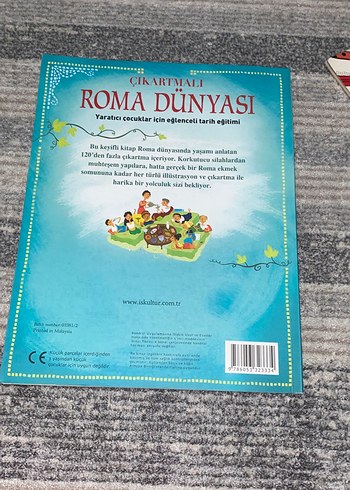 Çıkartmalı Roma Dünyası Tarih Kitabı - Görsel 2