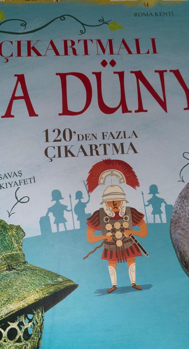 Çıkartmalı Roma Dünyası Tarih Kitabı - Görsel 4