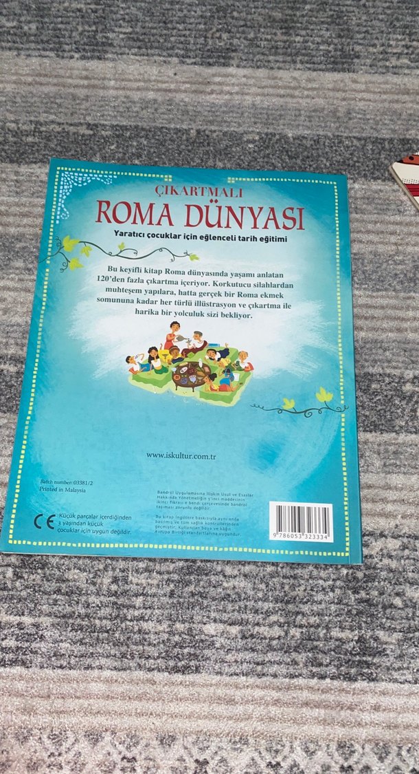 Çıkartmalı Roma Dünyası Tarih Kitabı - Görsel 2