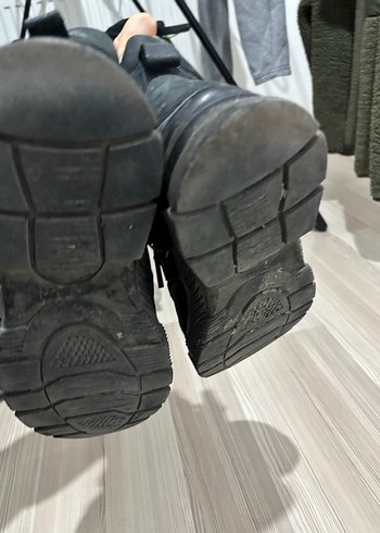 Siyah Bağcıklı Erkek Botları - Görsel 4