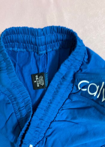 s Beden mavi Renk Calvin Klein Mavi Mini Spor Şort s beden
