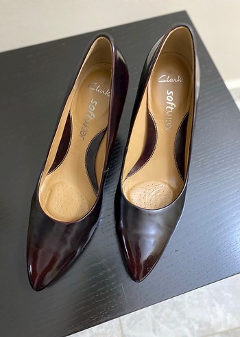 38 Beden bordo Renk Klasik Bordo Stiletto Topuklu Kadın Ayakkabı clarks marka 38 no