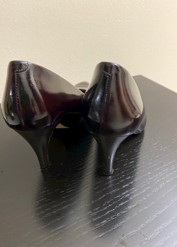 38 Beden Klasik Bordo Stiletto Topuklu Kadın Ayakkabı clarks marka 38 no