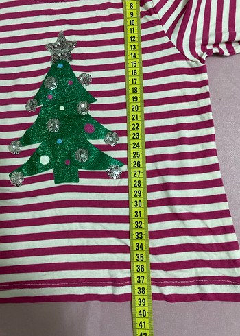 Kız Çocuk Uzun Kollu Pembe Çizgili Tişört angel marka 4-5 yaş - Görsel 10