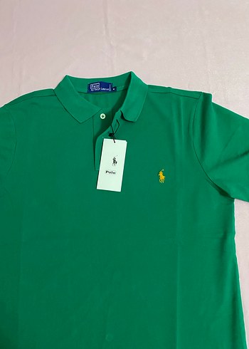 Erkek Yeşil Kısa Kollu Polo Tişört - Görsel 4