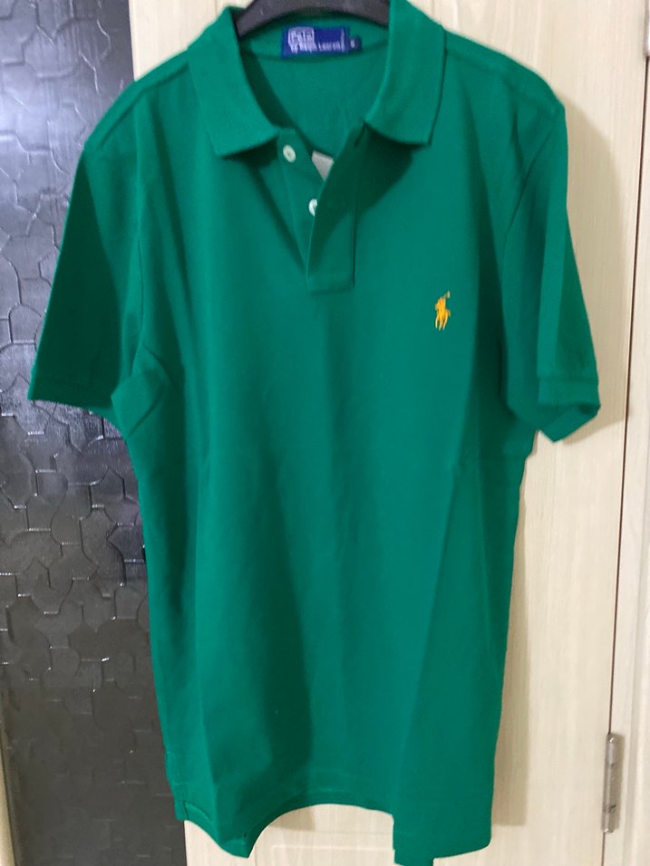 Erkek Yeşil Kısa Kollu Polo Tişört - Görsel 3