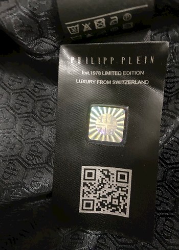 Sıfır philipp plein marka erkek deri detaylı mont - Görsel 9