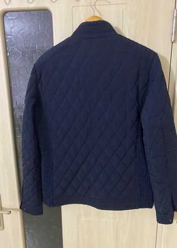 Erkek Lacivert Biker Mont Fermuarlı belstaff marka mbeden - Görsel 2