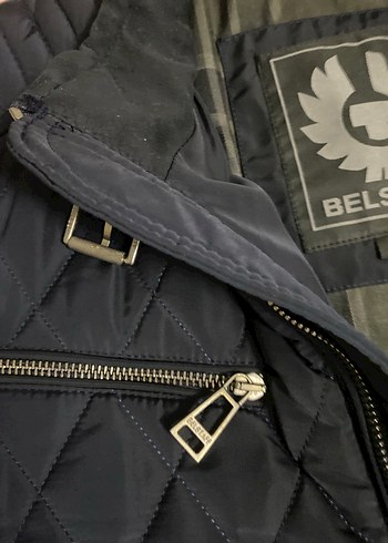 Erkek Lacivert Biker Mont Fermuarlı belstaff marka mbeden - Görsel 7
